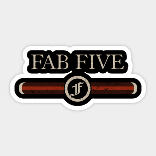 Proud Name Fab Distressed Birthday Gifts Vintage Styles Sticker